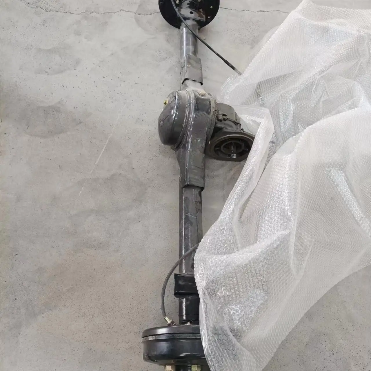 Electric Sightseeing car rear axle gear assembly gearbox differential  brake master pump air tank   spare parts for golf cart