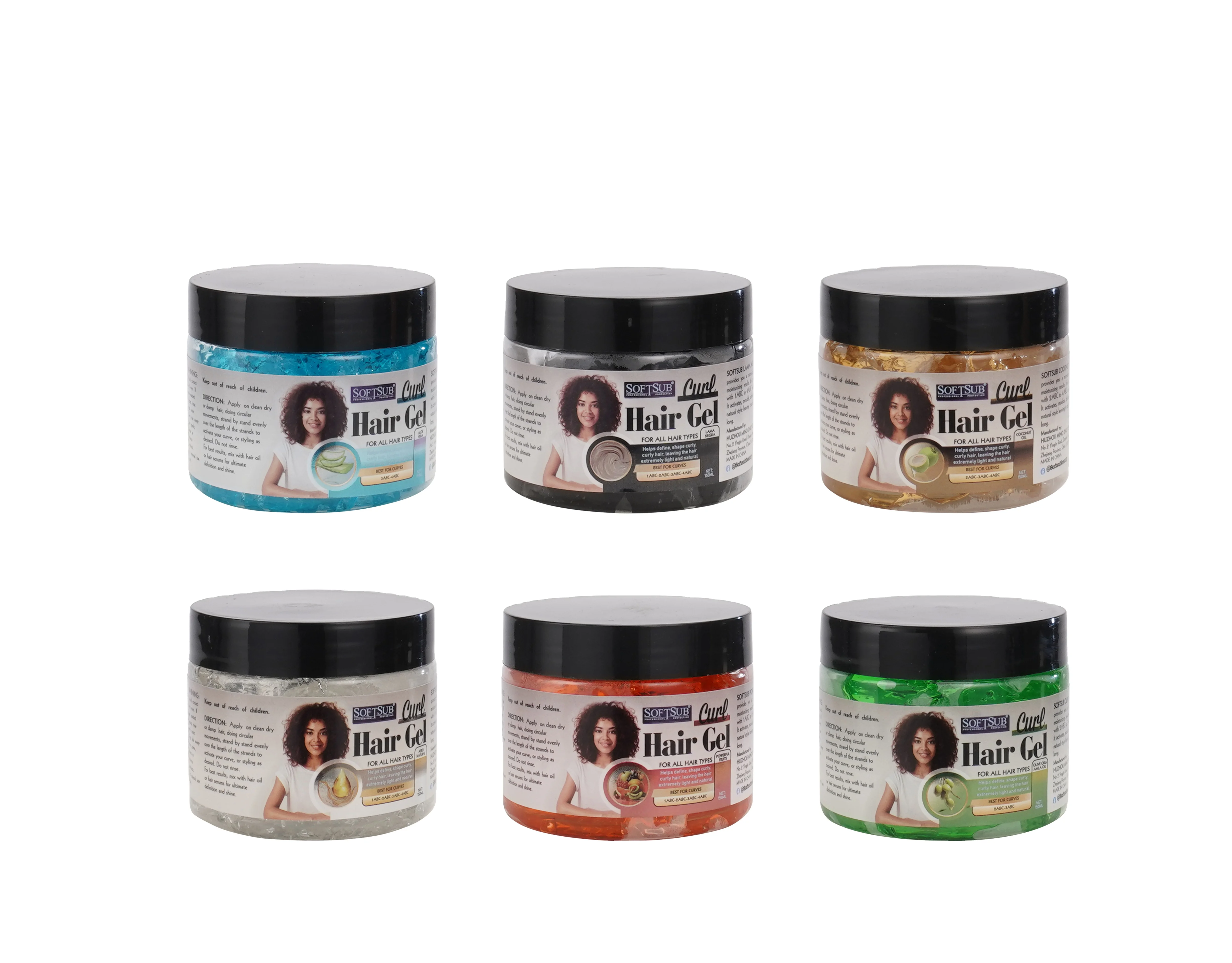 Curly Hair Styling Gel moisturizing hair gel fashion hair gel no residue no oily