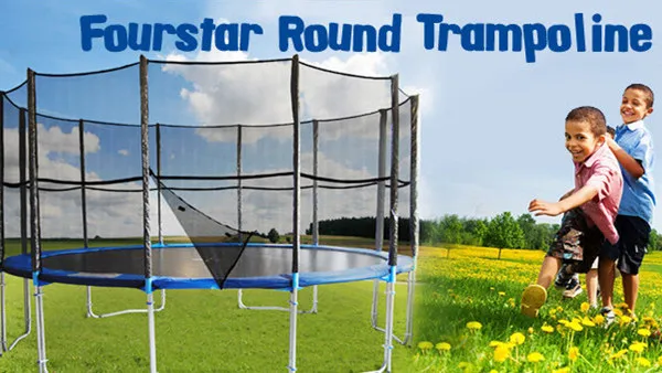 Big Garden Round Outdoor Trampoline with Enclosure Safety Net for Sale Cheap 6ft 8ft 10ft 12ft 14ft 15ft 16ft Gel Unisex Steel