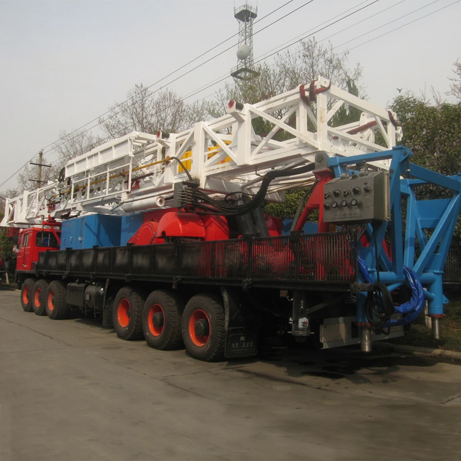 RG Petro Intelligentized automation smart truck-mounted drilling rig and  Workover Rig XJ100