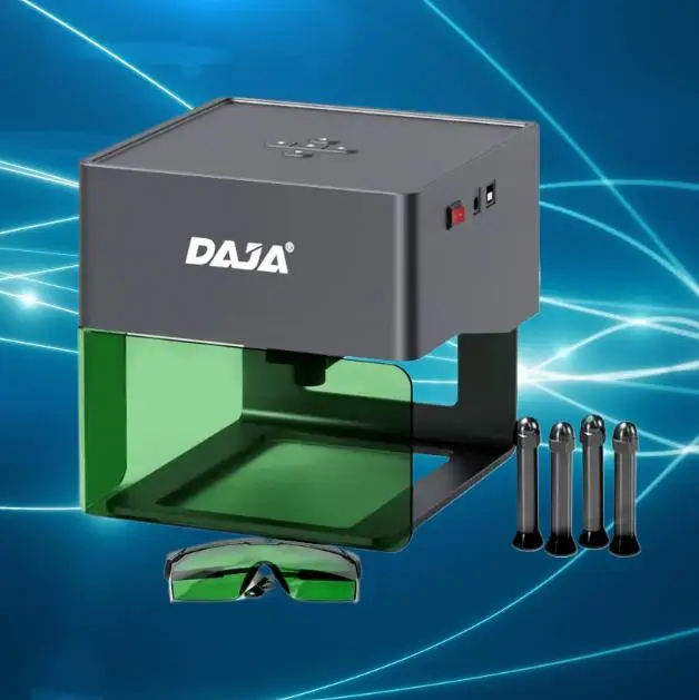 DAJA DJ6 высокое качество низкая цена небольшие материалы для дома Заводская насадка DIY настольные кожаные патчи лазерная гравировальная машина