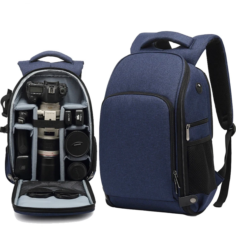 Custom High quality nylon canvas waterproof large other digital gear dslr camera video traveler backpack bag handbag