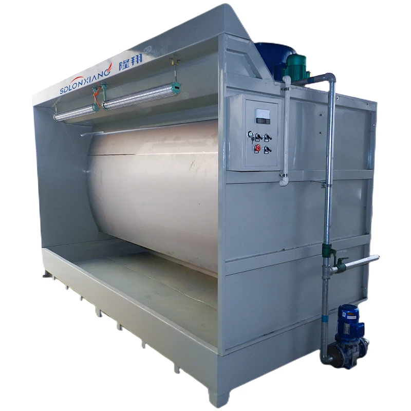 Small Spray Booth with Water Curtain Water Type Paint Bench