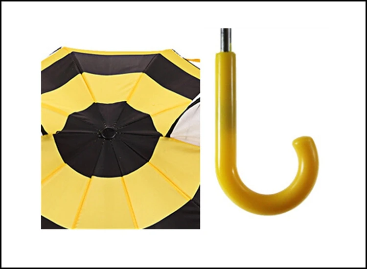 bee cartoon shape manual safety open 16inch xiamen cheap dome umbrella academy