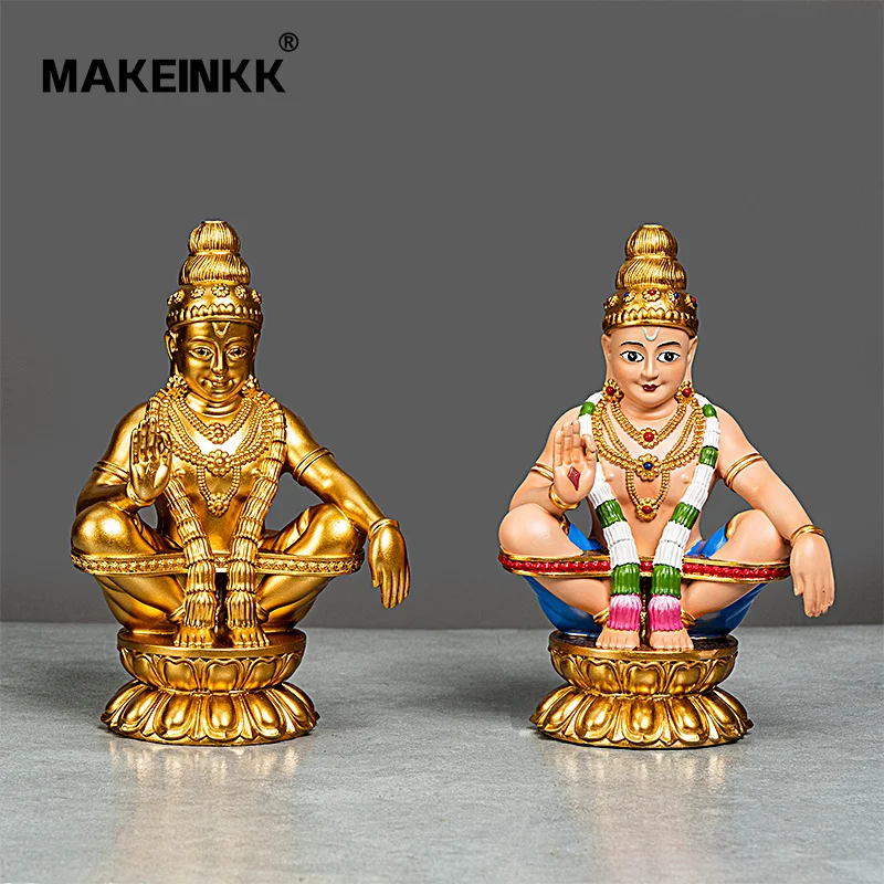 Hindu Gifts Hindu God Mold Polyresin Hindu God Ayyappa Statues