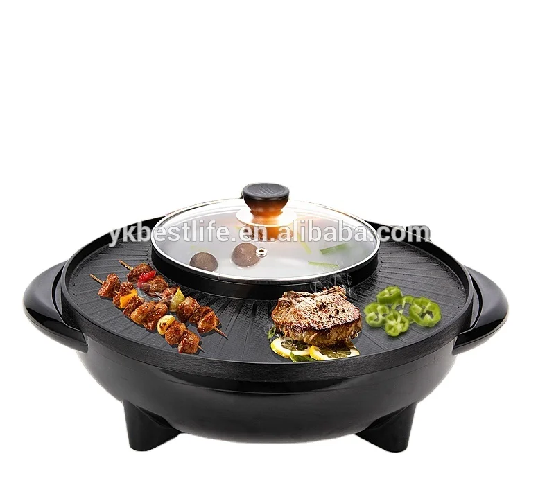 35cm nutril round electric hot pot grill