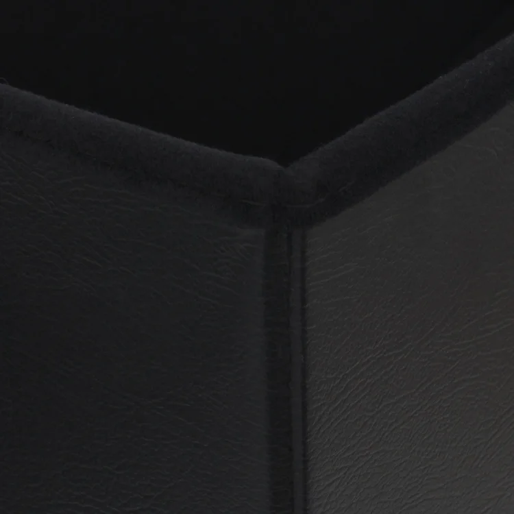 cheap leather pouf foldable storage bench ottoman footrest space saving for living room