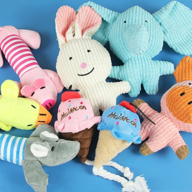 Factory Direct Sales Bite-Resistant Teeth Cleaning Pet Cartoon Doll Toy For Dog