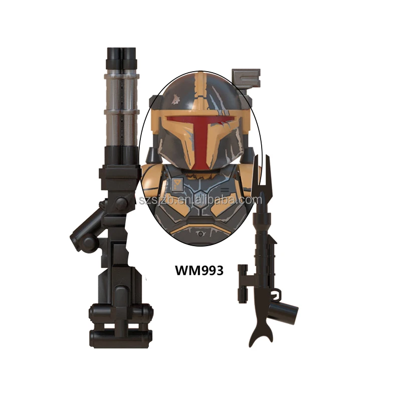 WM6094 Звездный тяжелый мандалорский Paz Vizla Wars Baby Yoda Мини фигурки Набор конструктор игрушки для детей подарок