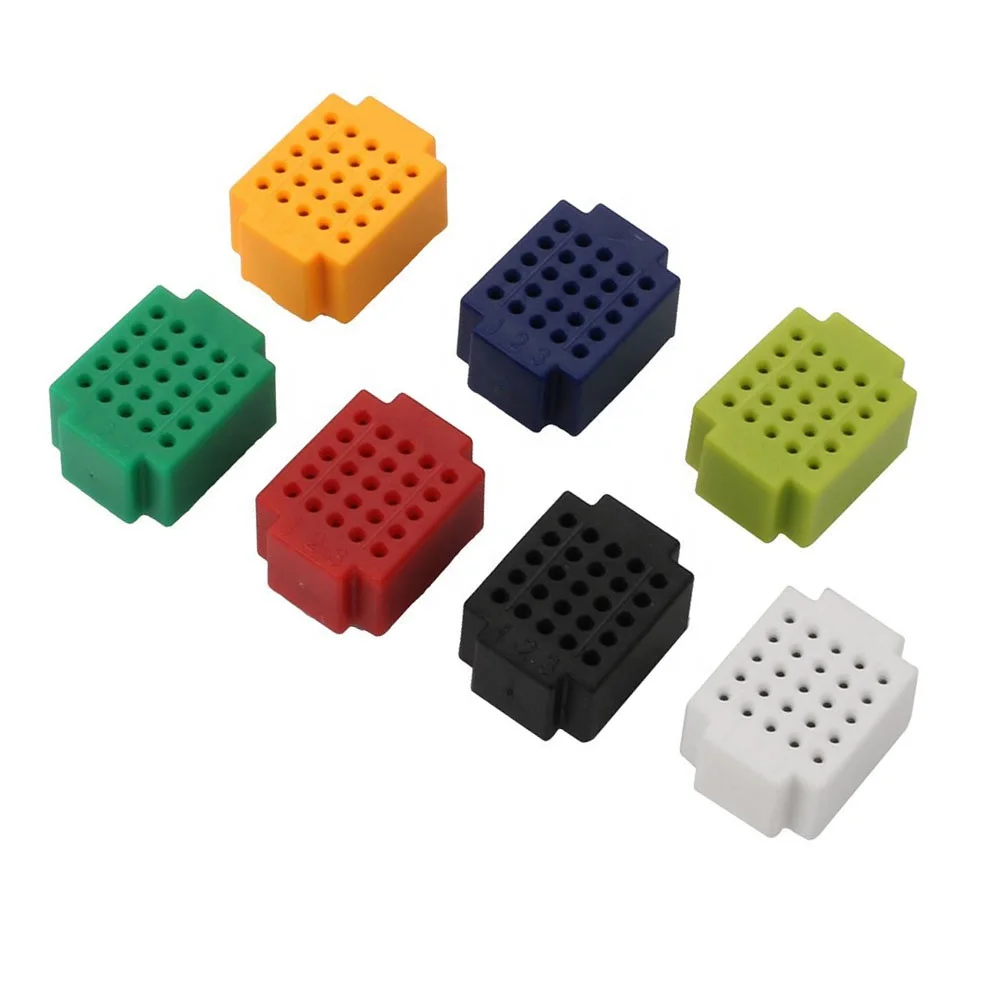 ZY-25 Mini Tie-point Breadboard Solderless Prototype Test Board 25 Holes for Electronic Robot Diy Kit