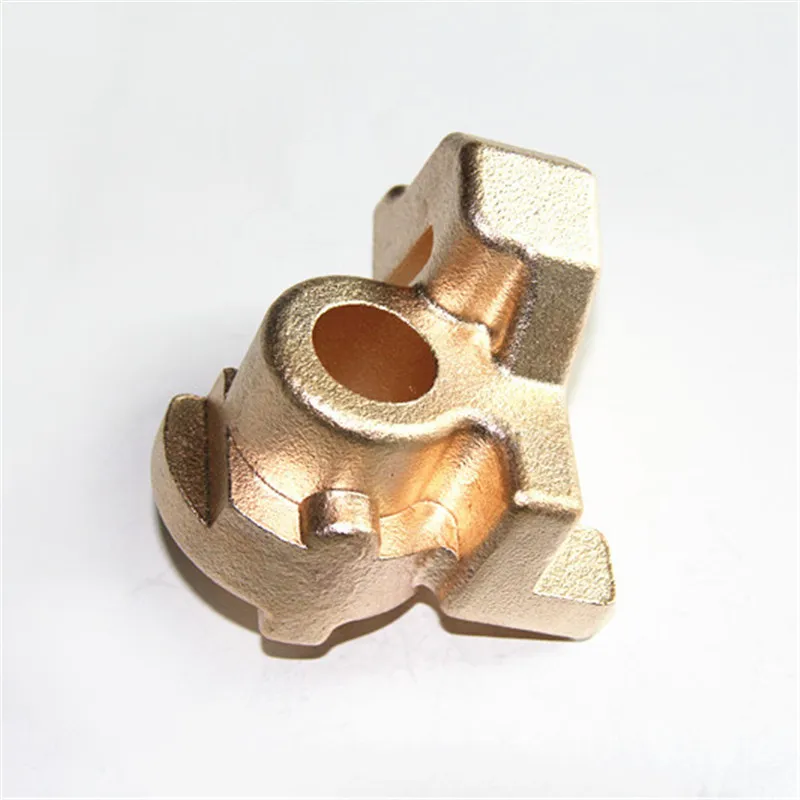 
Tin Bronze Twist Spindle Bracket via Customized High Precision Lost Wax Casting 