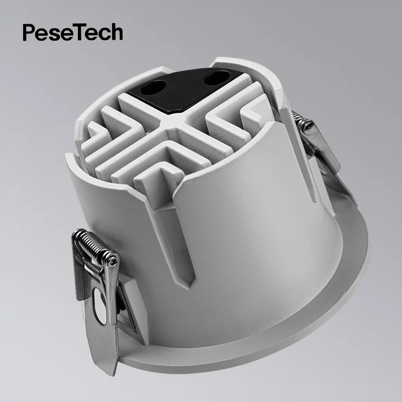 Flicker free 8-90W 97 anti-glare led downlight commercial lighting for hotel