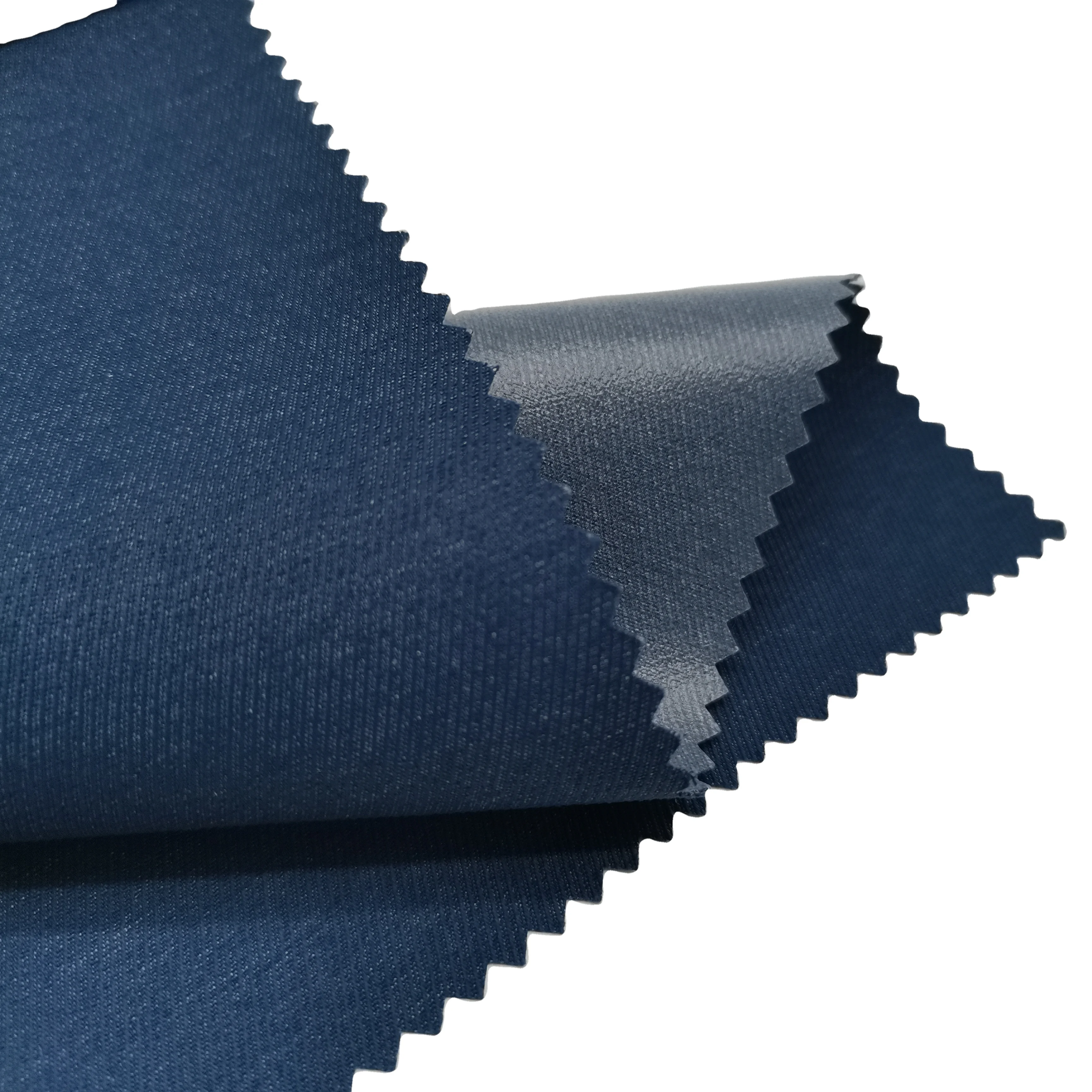 
160D*150D 100% Polyester Indigo Look Mechanical Stretch for functional outdoor jacket 