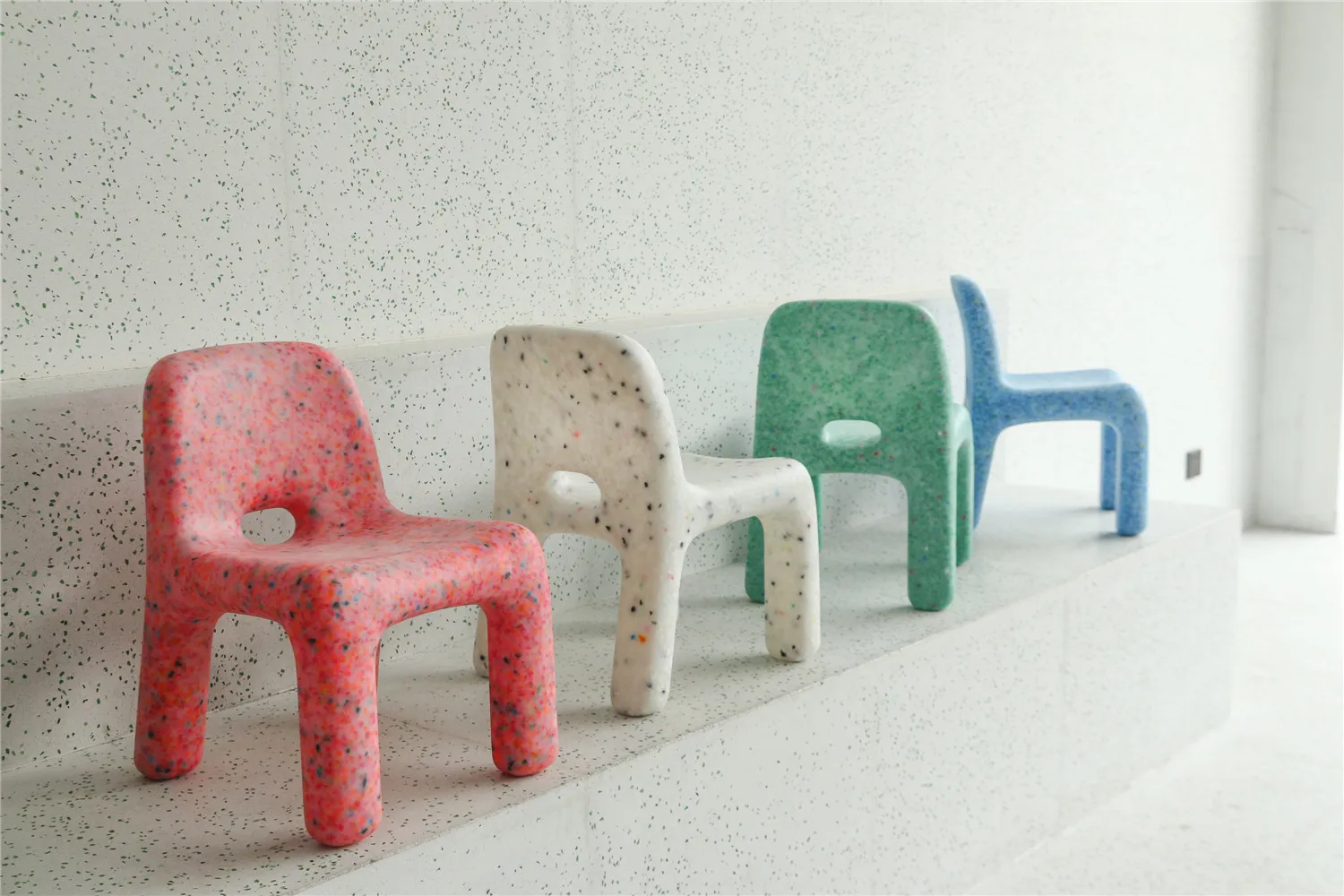 High Quality New Design PE Nordic Chair Home Use Indoor Kids Children Chair