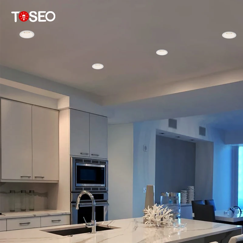 10W Deep Cup Anti Glare Spotlight Recessed  Led Downlight  IP65 Waterproof Down Light