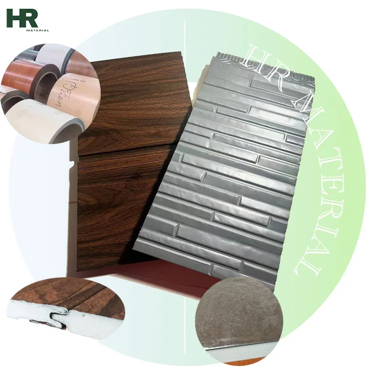 16mm Insulation PU Zinc Exterior Wall Panel Siding for House