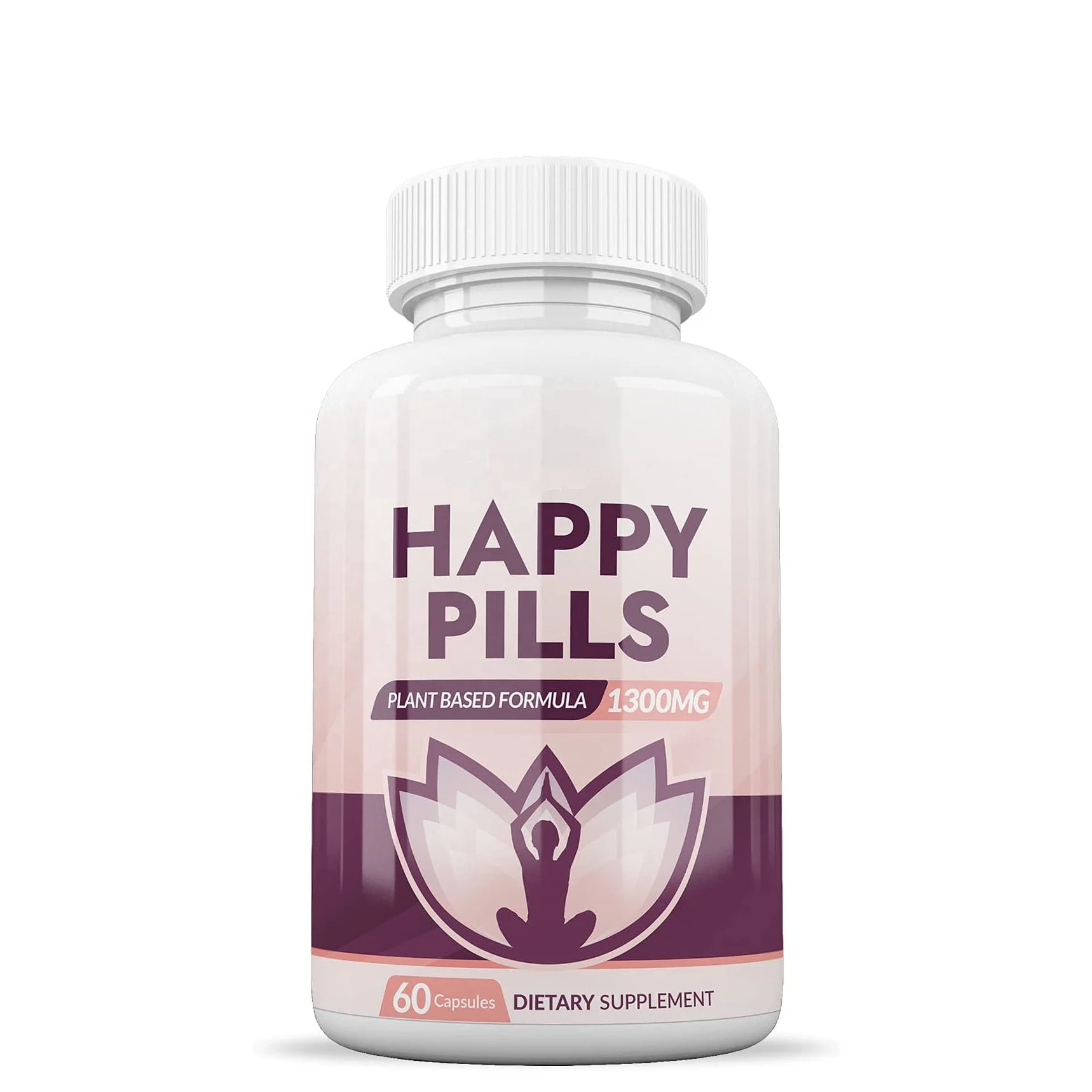 Happy Pills Anti Anxiety Relief & Depression PMS Supplement Dopamine Mood Boost, Serotonin Support, Relieve Stress