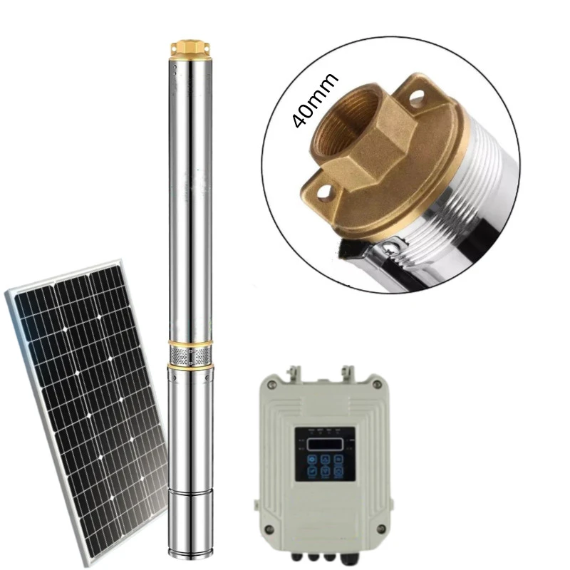 DC 24V48V72V Deep Well Solar Pump Agricultural Solar Water Pump Submersible System