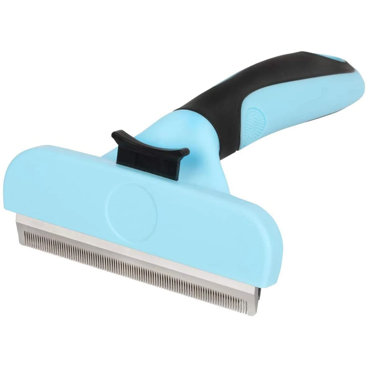 Deshedding Brush Tool For Dog & Cat Hair - Pet Grooming Comb For Small, Medium & Large Cats & Dogs, Quick Hair Remover Rake