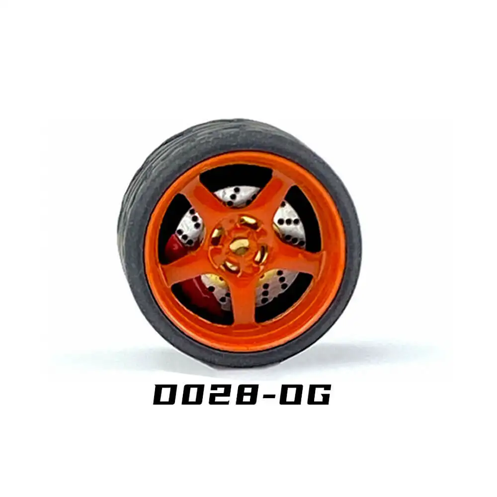 1/64 Scale Wheels 11mm Carlomo D-Class