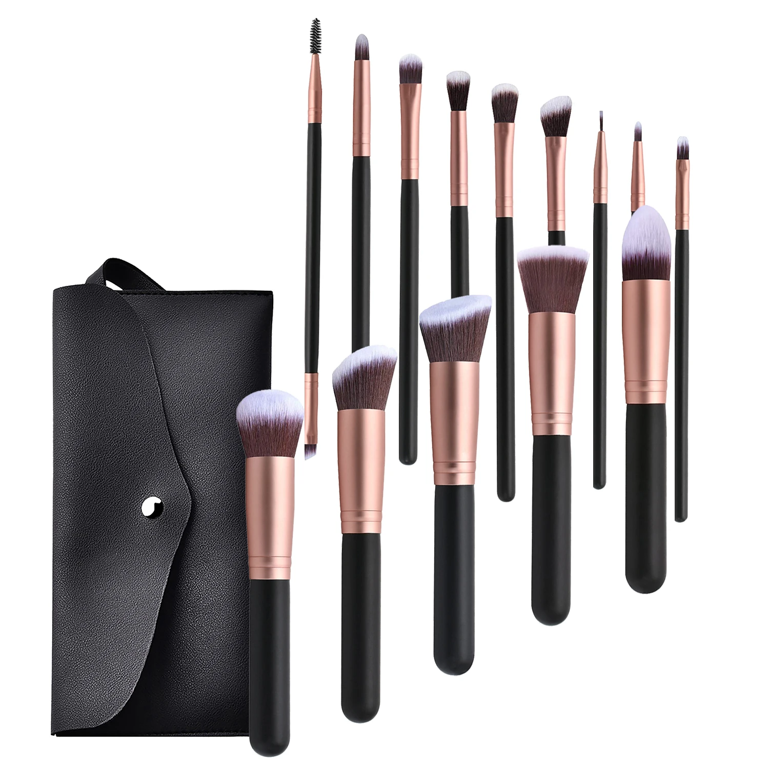 Professional Makeup Brushes Set 14pcs Wood Handle Cosmetics Make up Tools Powder Contour Foundation Eyeshadow Brush