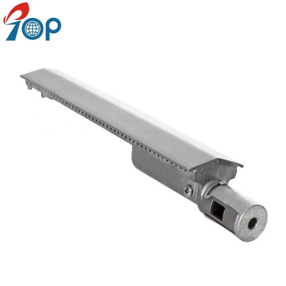 Universal Replacement Cast 304 Stainless Steel16 inches Rectangular BBQ Gas Grill Pipe Burner