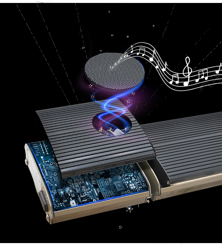 JHheatsup hot sale 2.4KW Room Alloy Waterproof Thermostat patio warm wireless speaker music play Electric Far Infrared Heater