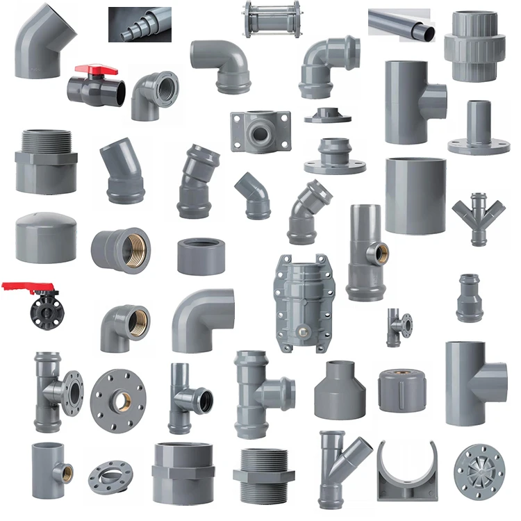 APAS Factory Direct ASTM SCH80 SCH40 Din Asni Jis Cns Compact Single Double Union Ball  Valve Pvc Pipe Fittings for water supply