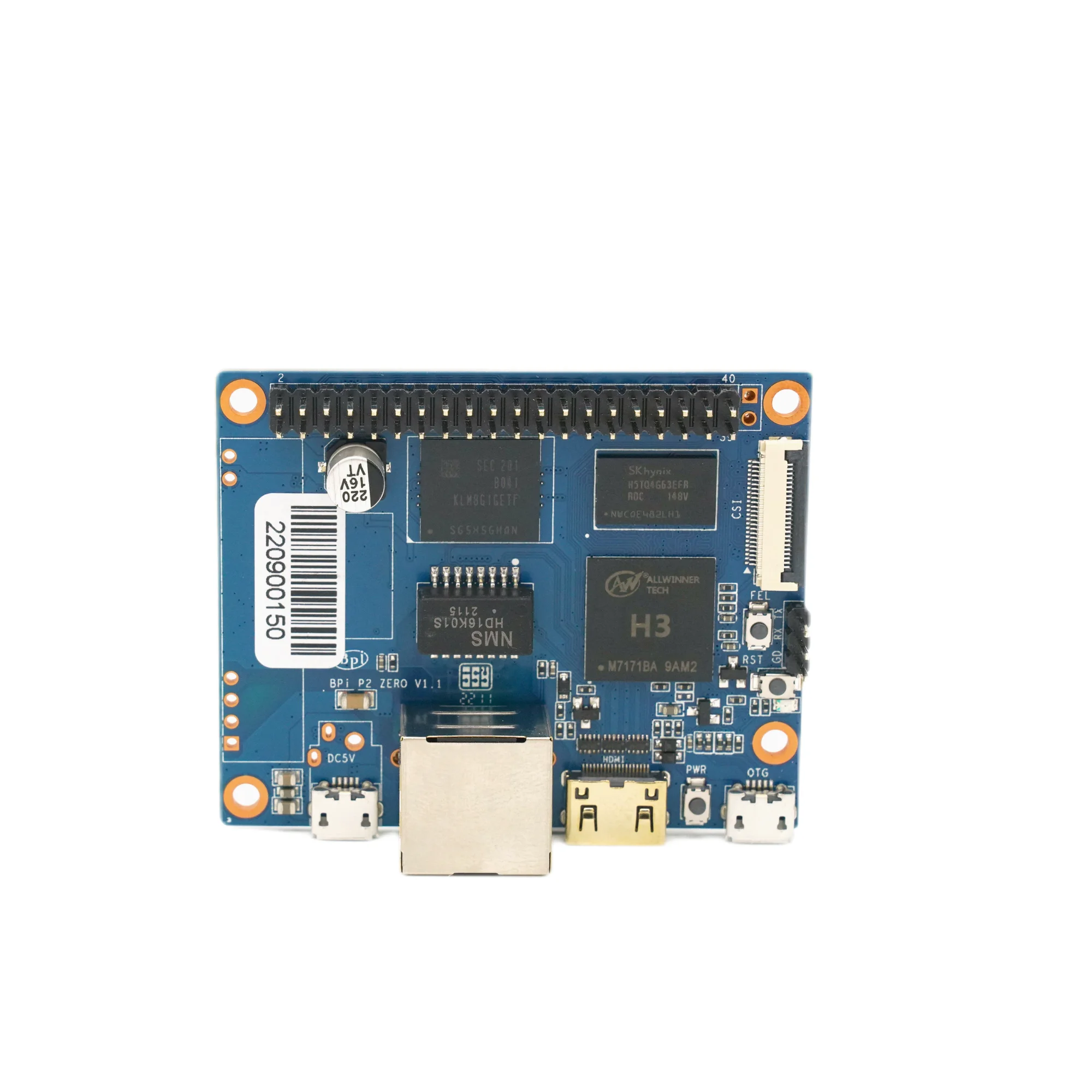 Embedded motherboard with 512MB RAM Banana PI BPI P2 zero
