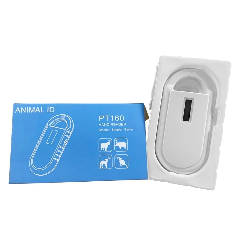 Новый черный Rfid FDX-B/A животных считыватель читатель микросхемы ISO чип OLED собака сканер 134 2 кГц стеклянный колпачок животный