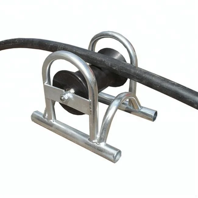 Heavy Duty Straight Line Steel Cable Pulling Roller Electric Cable Pulley