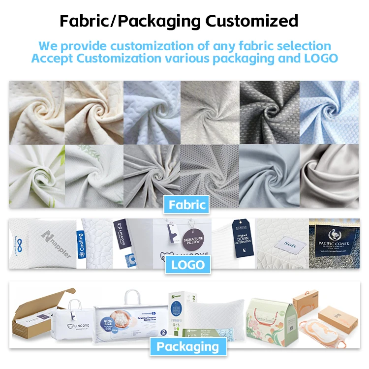 Dual-use Orthopedic Sleeping Bamboo Shell Shredded Filling Gel Cooling Pillow Hybrid Cervical Cool Cloud best Memory Foam Pillow