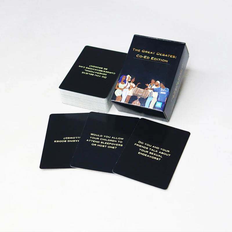 personalized game cards anime game cards funny sexes gift idea conversation game cards