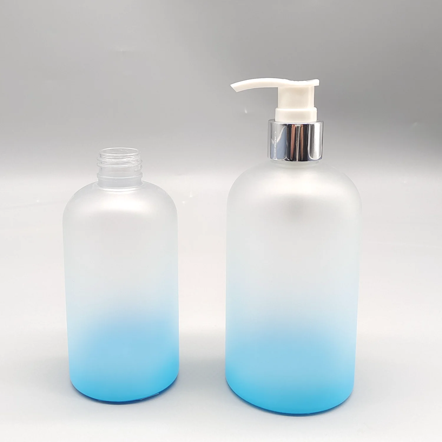bottle 250ml plastic matte spray finished with lotion pump