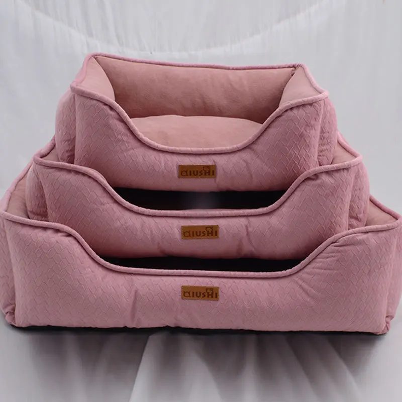 China products all season luxury Custom Size Soft Pet Dog Bed Washable Luxury Warm Soft Pet Supplies Dog Beds