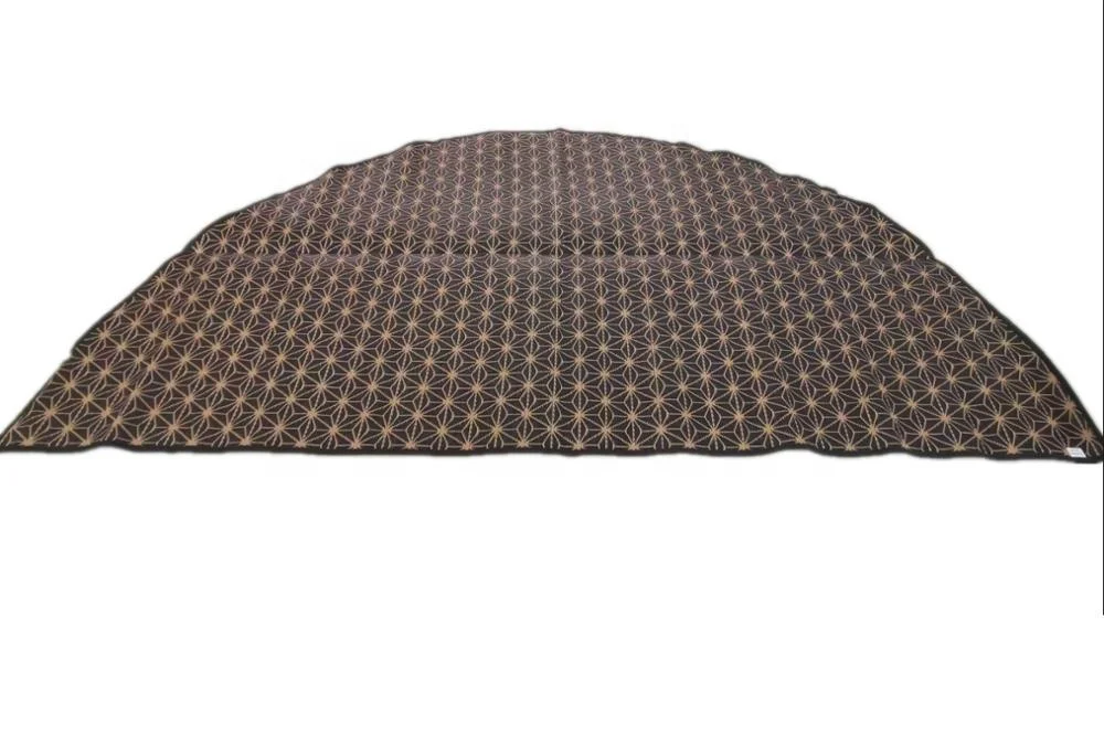 100% recycled  Polypropylene Matting for 4M 5M Bell Tents half moon matting