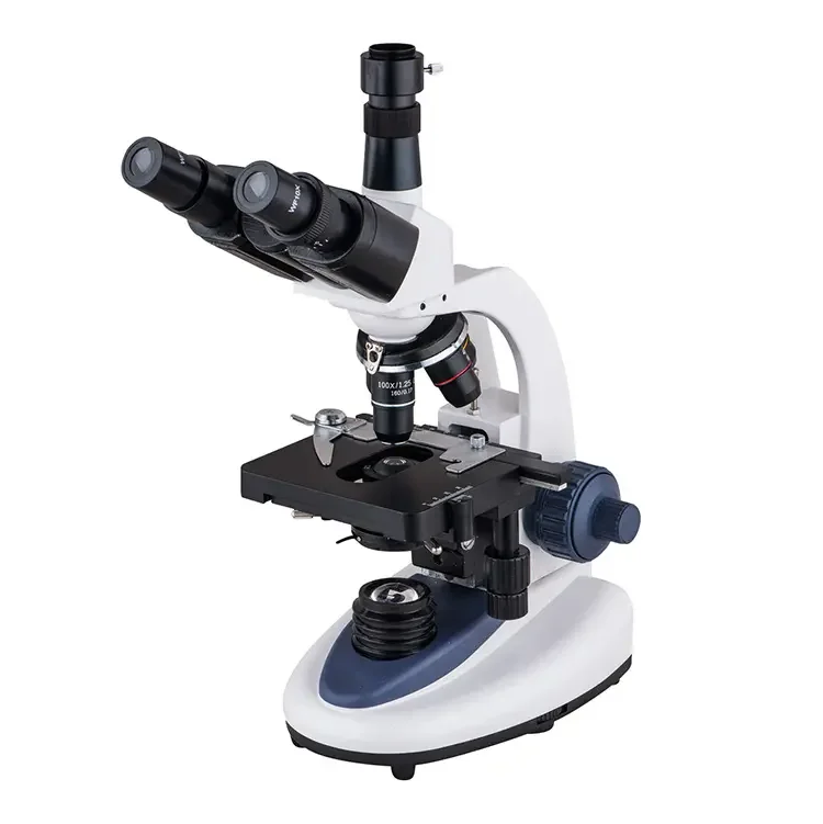 XSP-300SM 40X-1600X new product portable hospital optical instrument electron trinocular biological microscope for medical