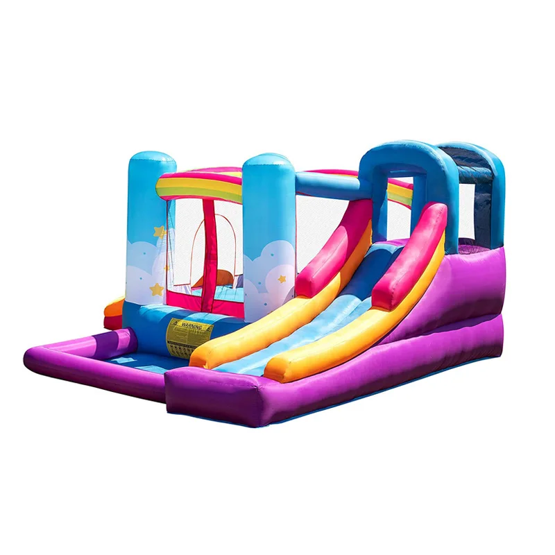 Backyard Small Inflatable Bouncer Slide Indoor Outdoor Home Inflatable Jumping Castle with Blower