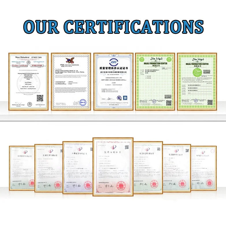Capsule Discount for Bulk Orders Customized Drug Formulation Vegetarian Empty Capsules HPMC Capsules Manufacturer Direct Sales