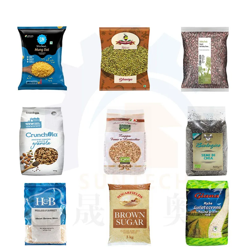 Automatic Vertical Measuring Cup Granule Packing Machine For 500g 1kg 2kg 5kg 10kg Seeds Beans Rice Sugar Grains Quinoa