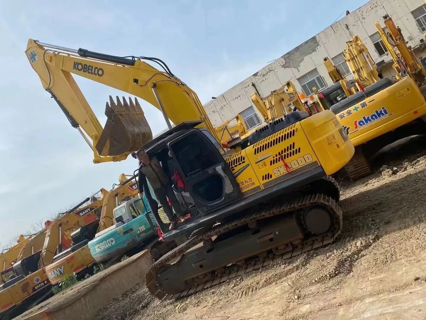 Экскаватор Janpan kobelco sk200 экскаваторы sk200-6 sk200-8 дешевые для продажи
