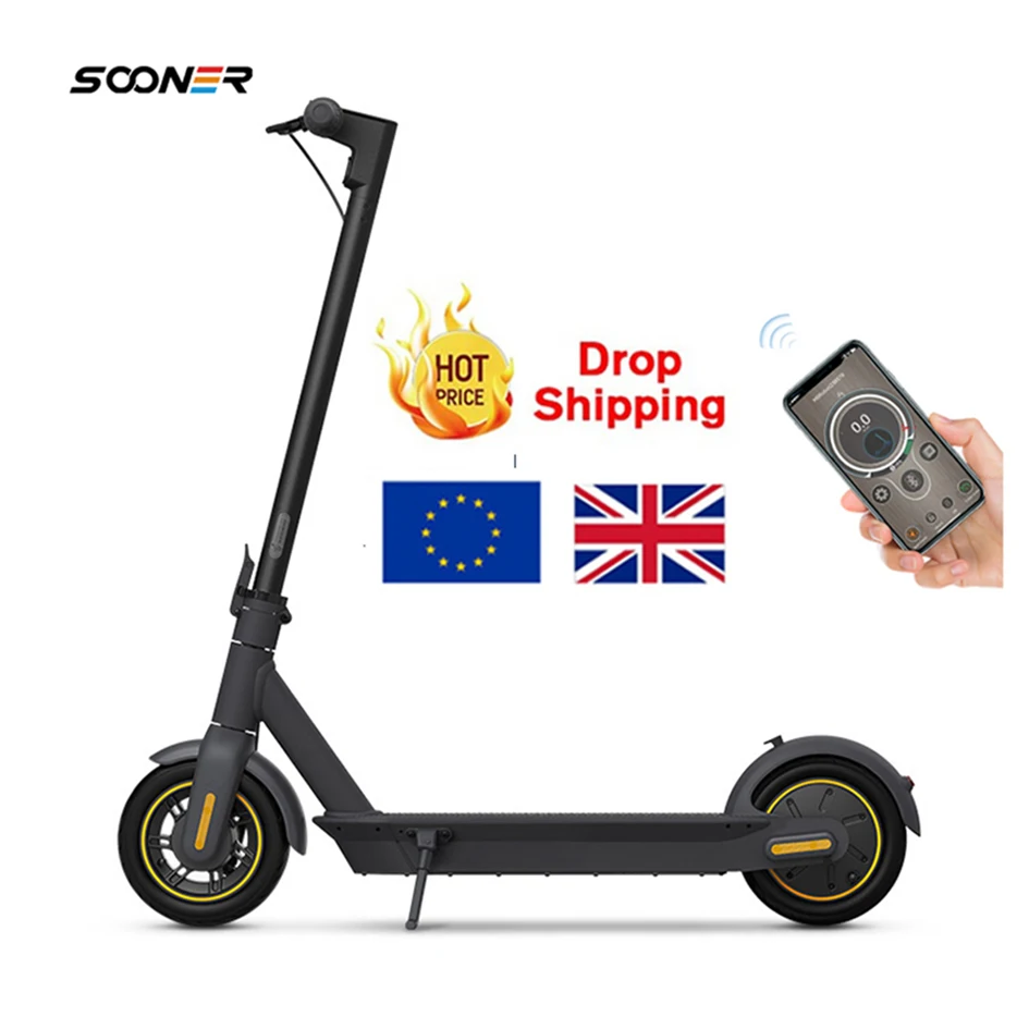 EU UK Hot Sale 350W 15Ah lithium battery e-scooter folding portable patinete electrico electronic scooter