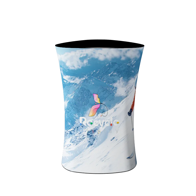 portable promotion Counter advertising stand booth table display trade show booth Triangle fabric counter