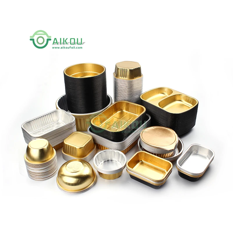 Aluminum Foil Container Akeaway Fast Food Packaging Disposable Lunchbox Aluminum Foil Tray Bbq Tool Set