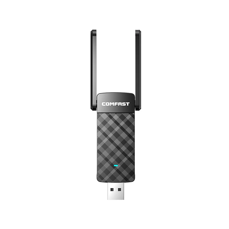 COMFAST 1200 Мбит/с длинный диапазон USB WiFi адаптер для ПК настольный ноутбук Windows 11/10