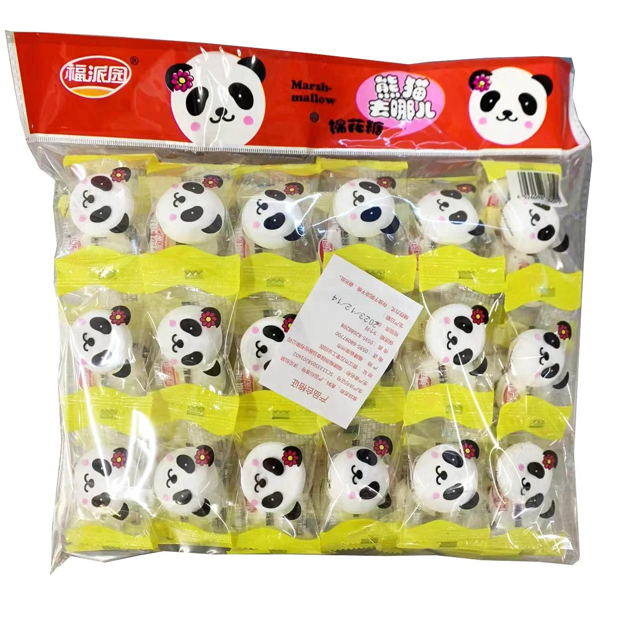 Hot HALAL Center Filling Marshmallow Wholesale Snack Confectionery Multi-flavor Fruit Jam Filling Cotton Candy
