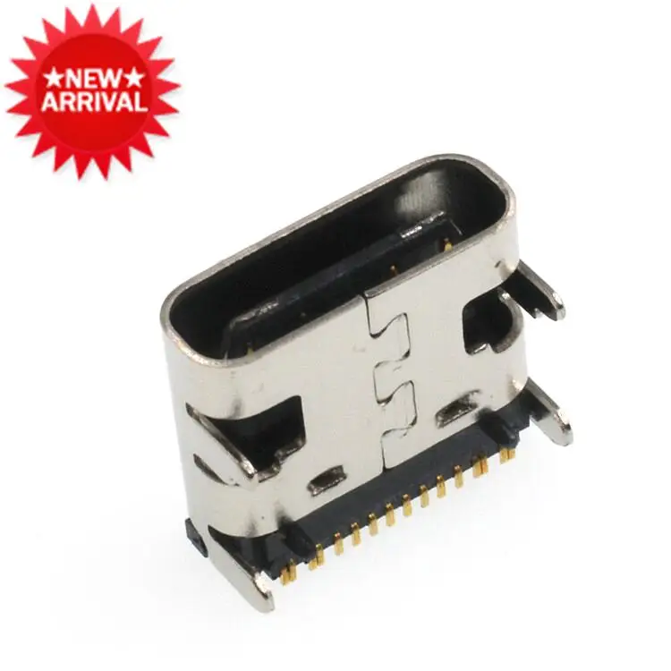 2 8 20 24 Pin Vertical Usb Type Port C Male To Type-C Pcb Mount Waterproof Usb C Solder 3.1 Cable Pin Usb-C Connector