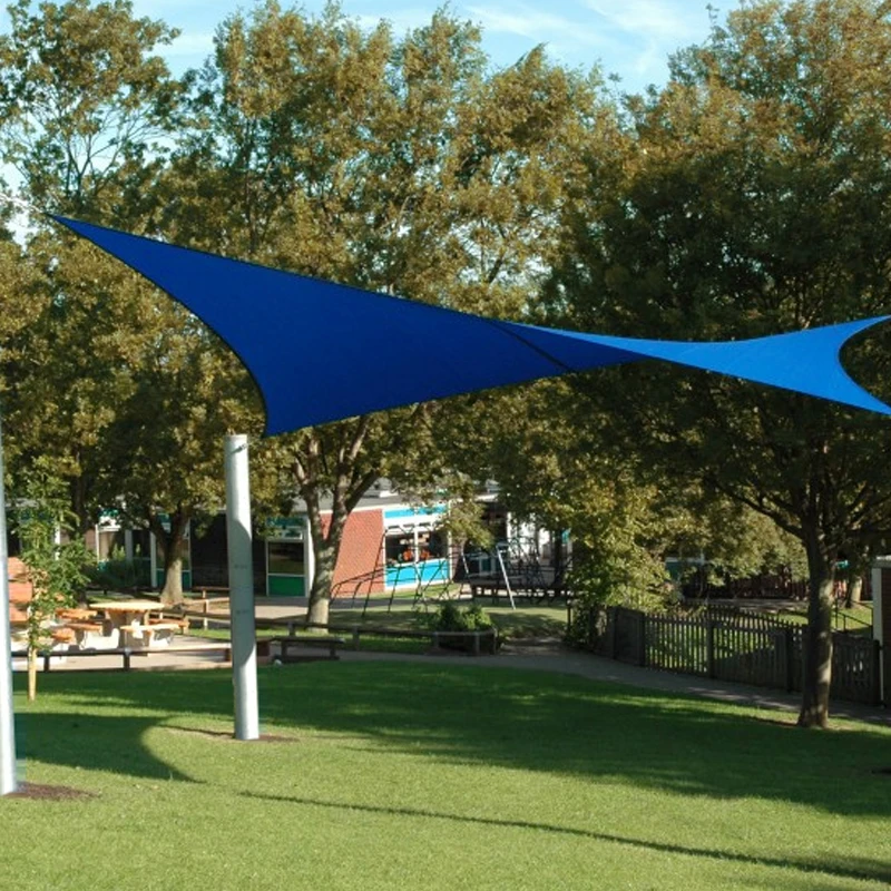 SanJian Outdoor Waterproof Canopy Custom Garden Awnings Triangular Virgin HDPE Sun Shade Sail