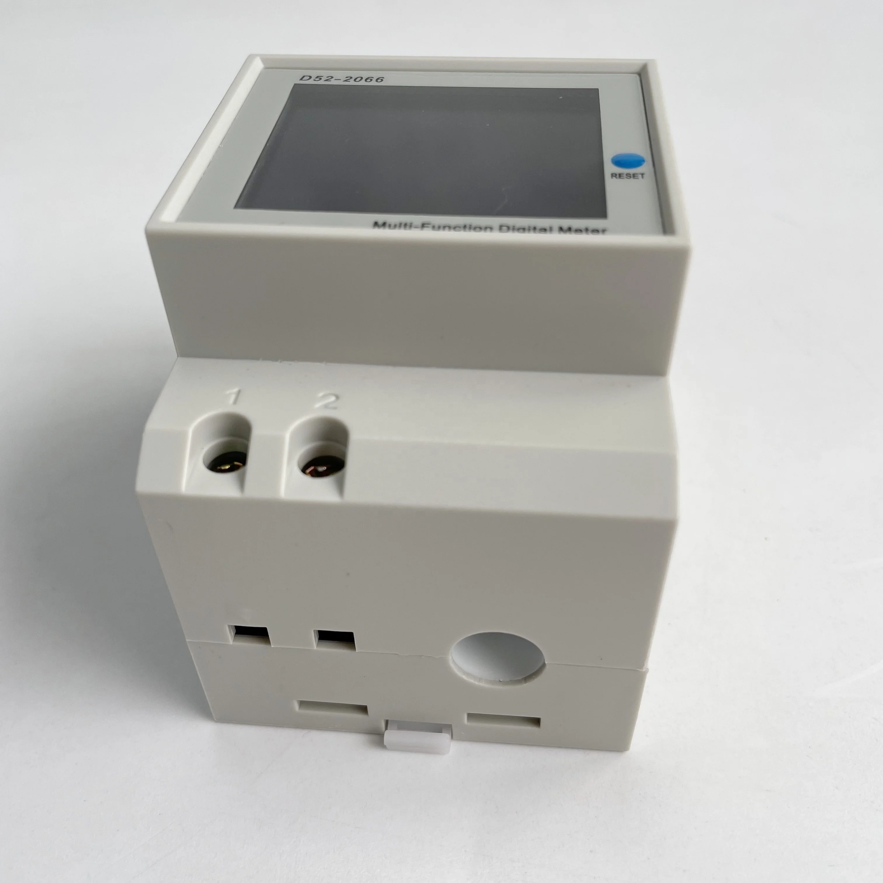 6 IN 1 Display Smart Meter Din Rail AC Monitor Voltage Current Power Factor Active KWH Electric Energy Frequency Meter D52-2066