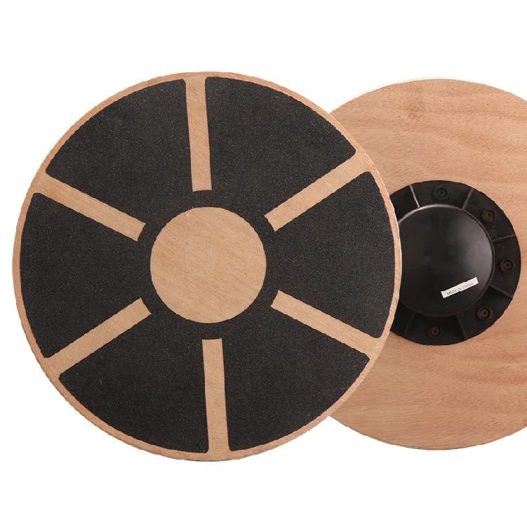 Supro Anti-Slip Balance Board for Physical Therapy Standing Desk Core Strength Wooden Balance Board